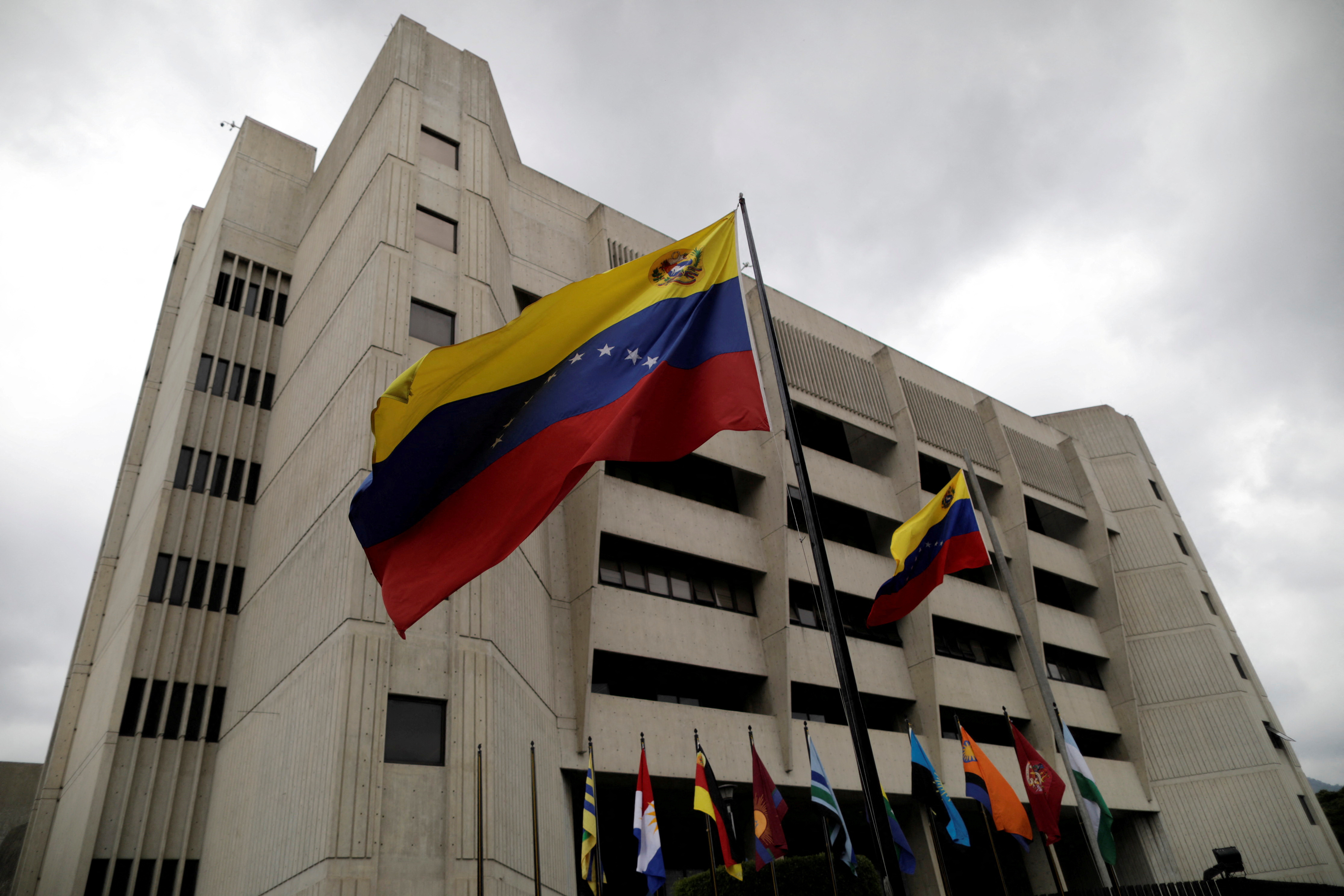 General view of the Supreme Court building in Caracas