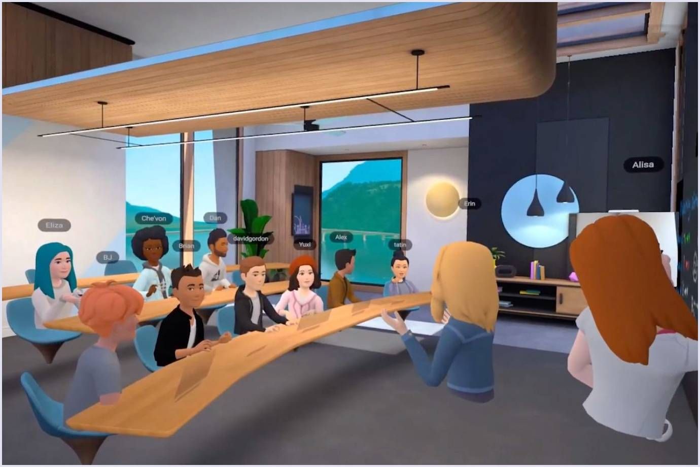 Example of VR UX Trend by Metaverse