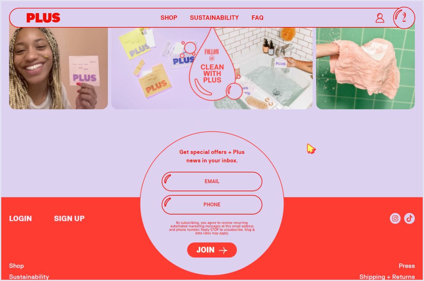 Example of Vintage trend by Plus