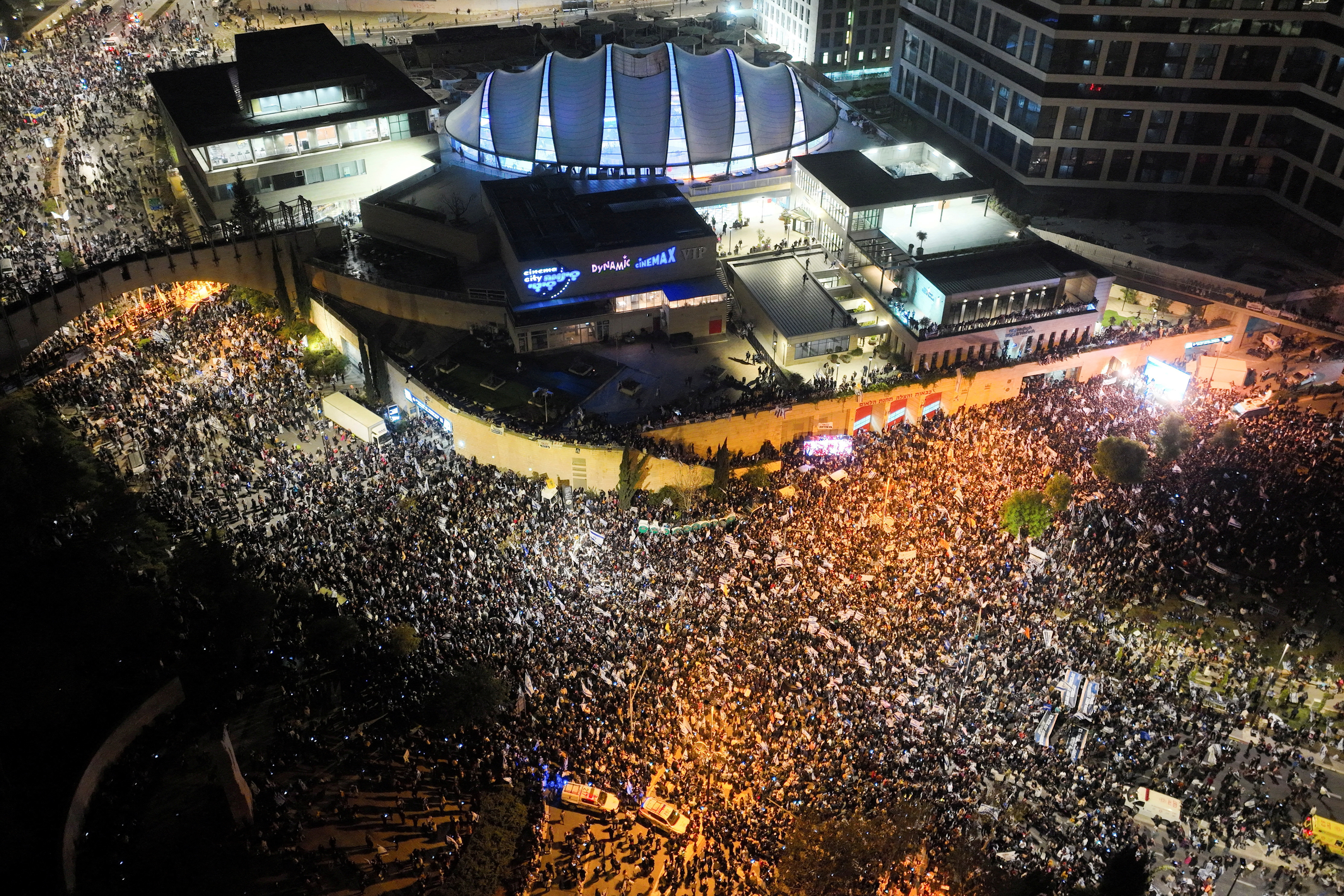Israelis protest in Jerusalem